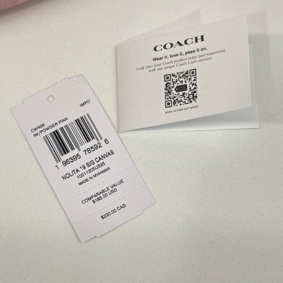 Coach nolita 19 powder pink - Picture 7 of 7